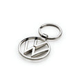Volkswagen Enamel Key Ring - Silver
