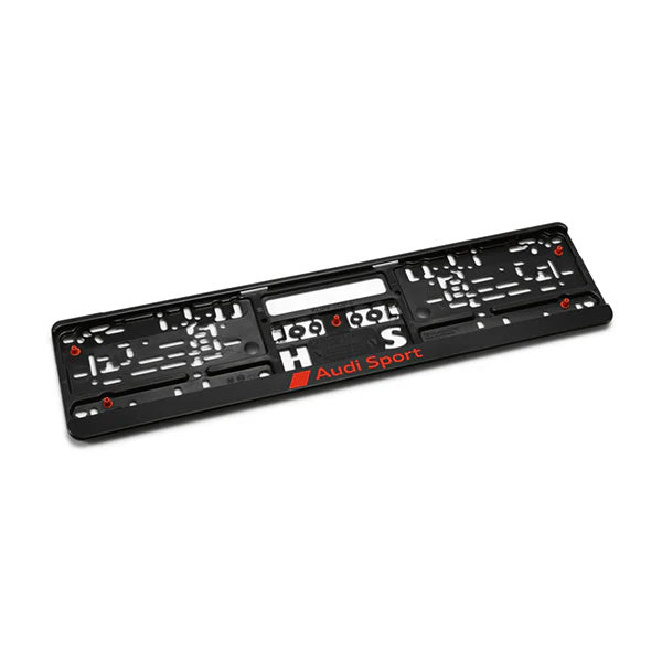 Audi Sport Number Plate Holder - Euro Style
