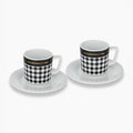 Porsche Collector's Pepita Espresso Cup No. 7 Duo