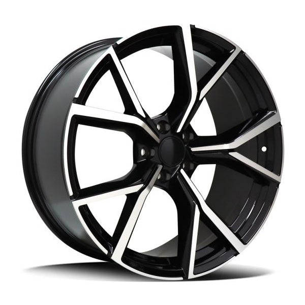 21" Replica Estoril Alloy Wheels - Black Polished