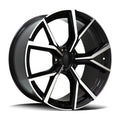 21" Replica Estoril Alloy Wheels - Black Polished