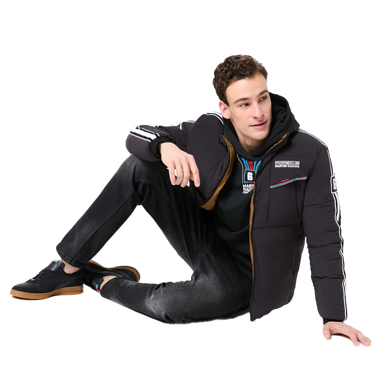 Porsche Navy/Tan Reversible MARTINI RACING Men's Jacket