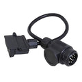 Towbar Plug Adapter - 13-Pin Round to 7-Pin Flat