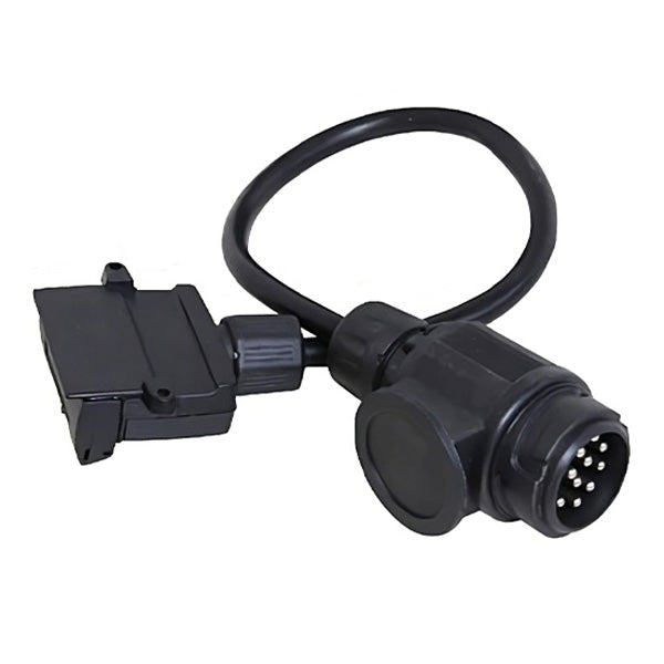 Towbar Plug Adapter - 13-Pin Round to 7-Pin Flat