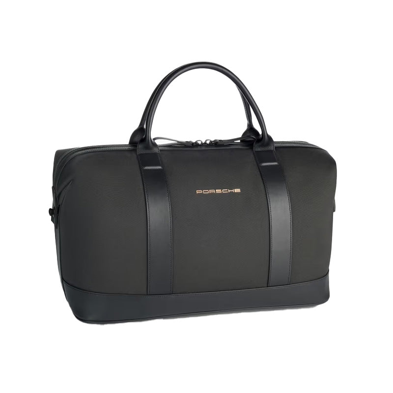 Porsche Black/Gold Heritage Travel Bag