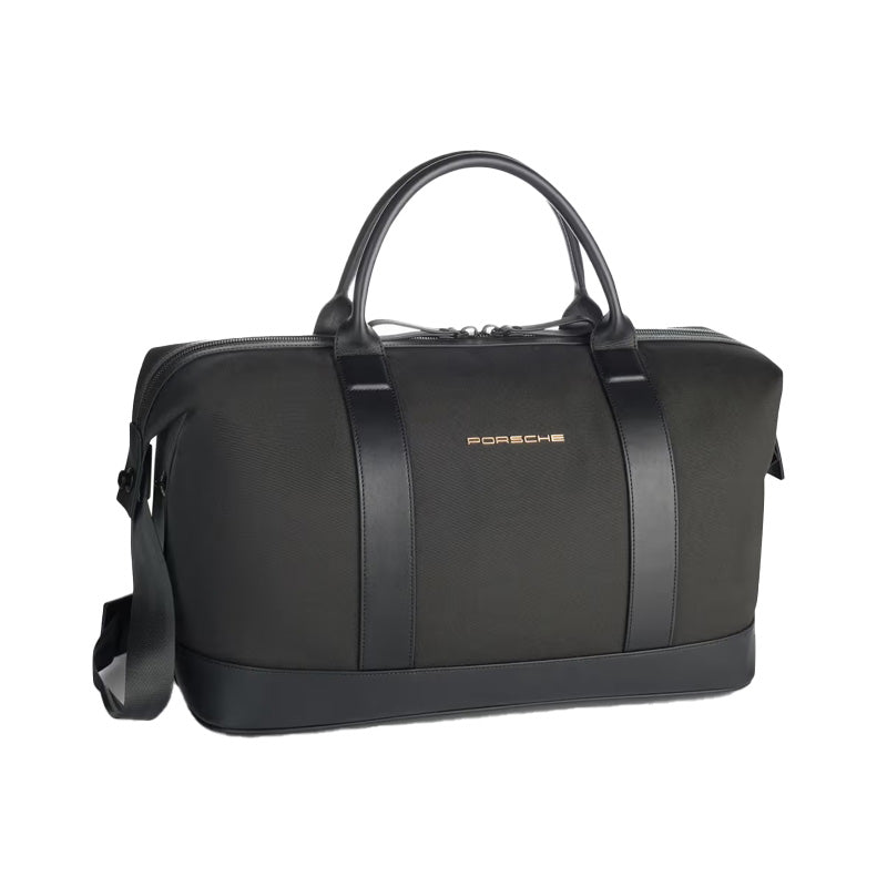 Porsche Black/Gold Heritage Travel Bag