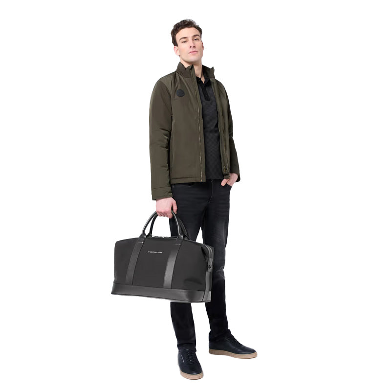 Porsche Black/Gold Heritage Travel Bag