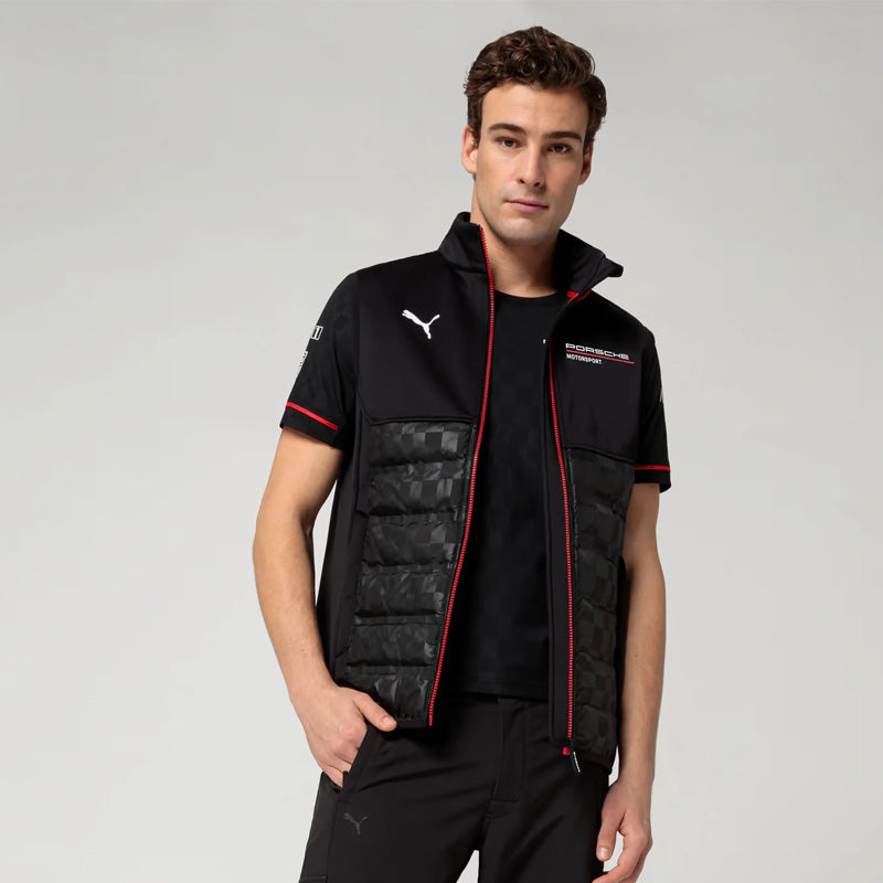 Porsche Black/Red Motorsport Replica Unisex Vest